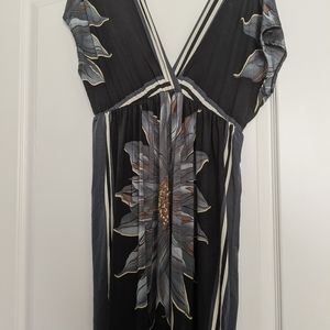 Black and grey shirt sundress